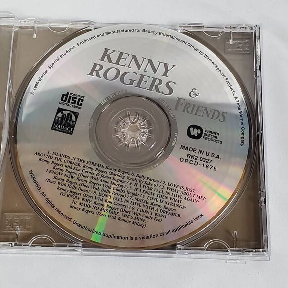 Kenny Rogers – Kenny Rogers & Friends (1999 CD, Warner Special) - Picture 3 of 5